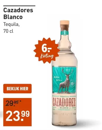 Cazadores Blanco Tequila