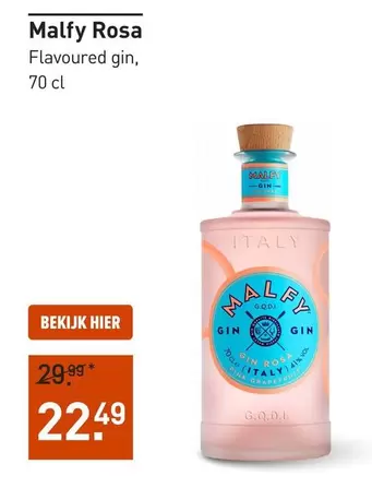 Pink - Malfy Rosa Flavoured gin