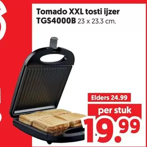 Tosti - XXL tosti ijzer TGS4000B