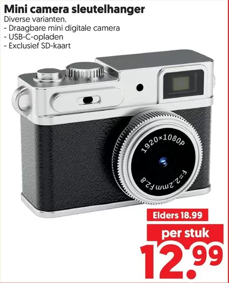Camera - Mini camera sleutelhanger