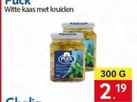 Witte kaas met kruiden