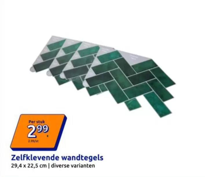 Zelfklevende wandtegels