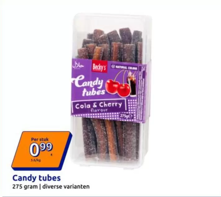 Natural - Candy tubes