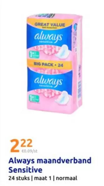 Always - maandverband Sensitive