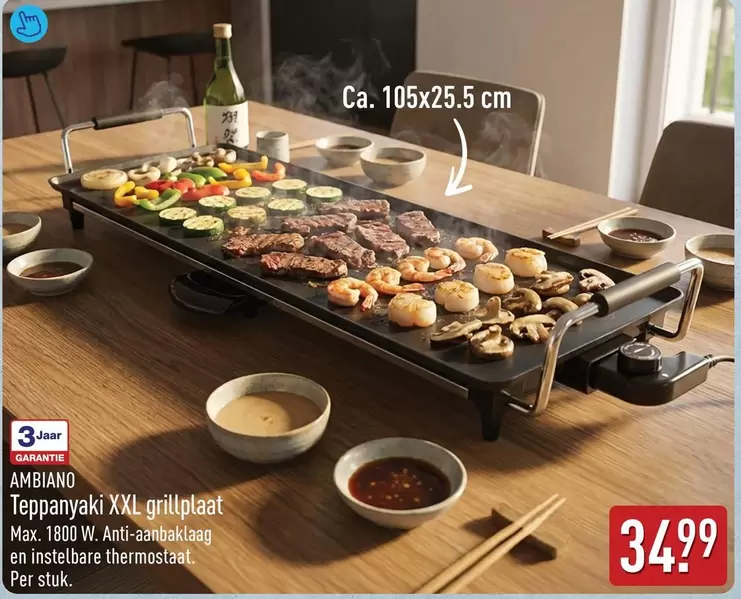 max - Teppanyaki XXL grillplaat