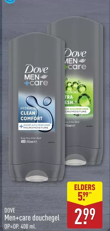 Dove - Men+care douchegel OP+OP, 400 ml