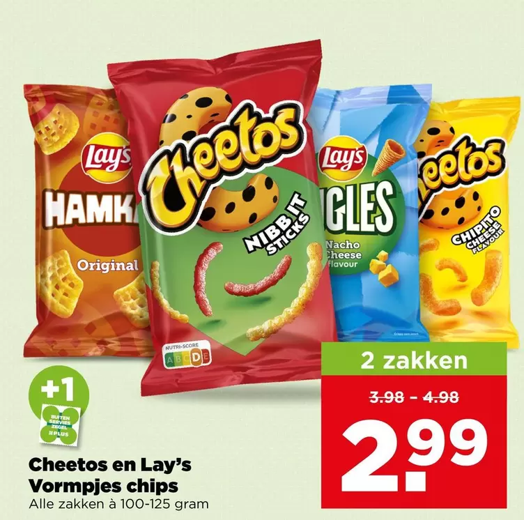 Lay's - Cheetos en  Vormpjes chips