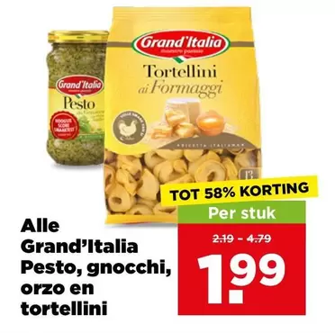 Pesto, gnocchi, or tortellini