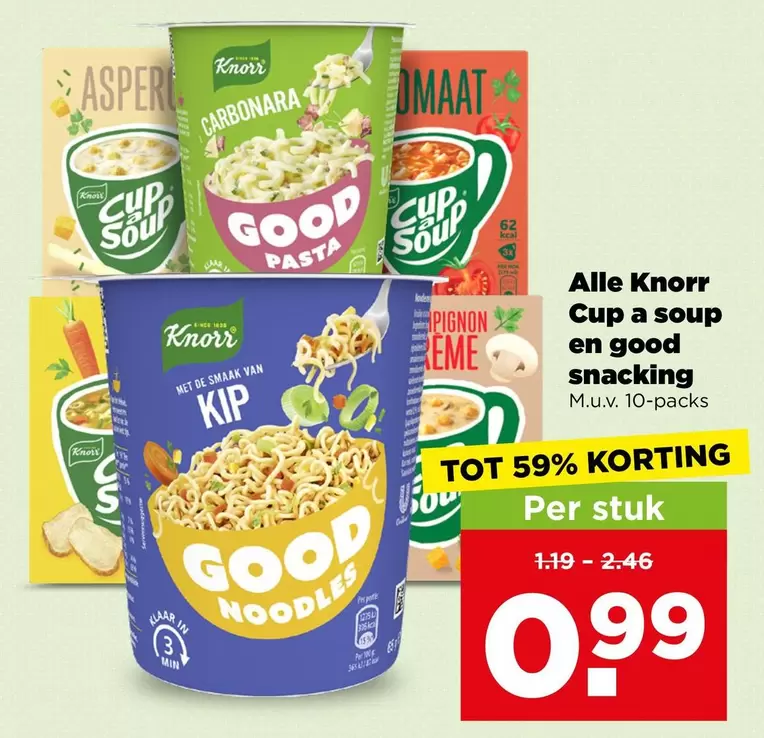 Knorr - Cup a soup en good snacking