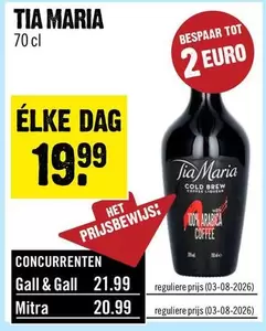 Euro - Tia Maria Cold Brew
