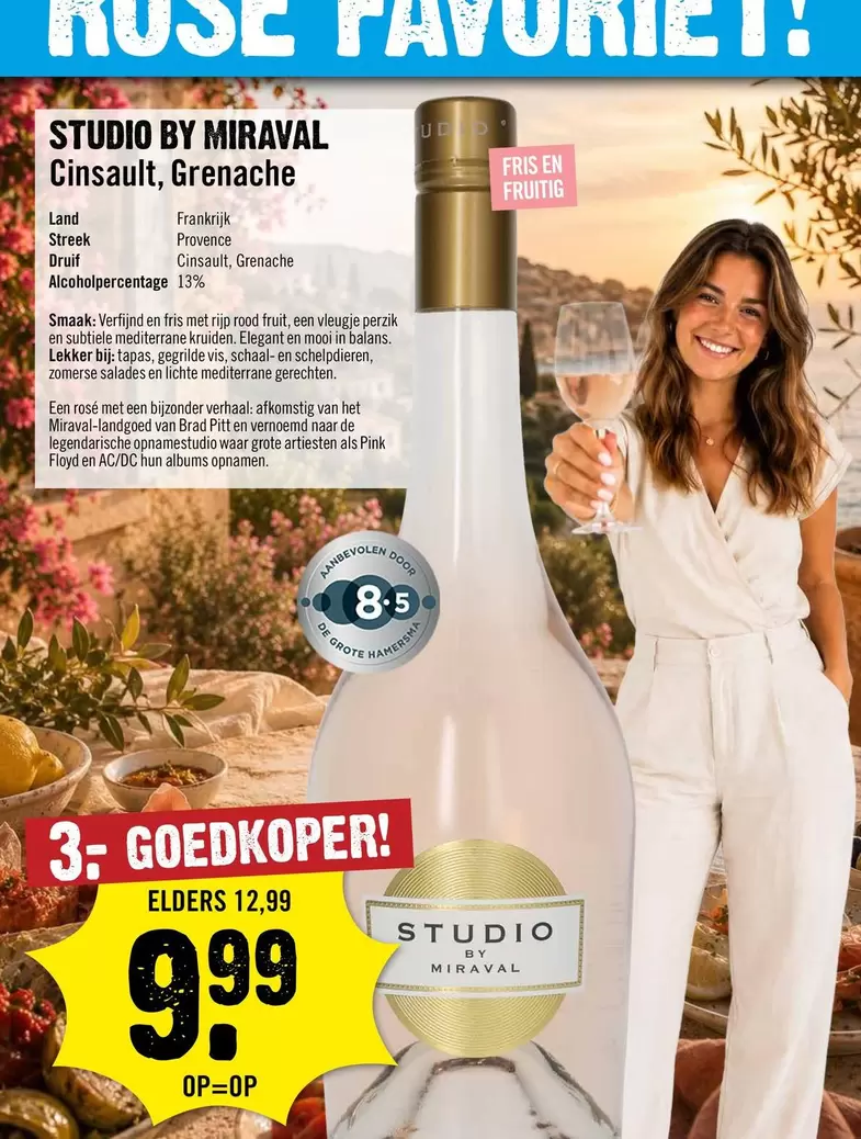De - STUDIO BY MIRAVAL Cinsault, Grenache