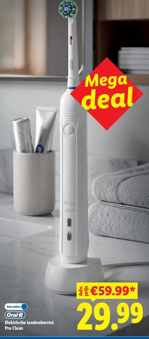 Oral-B - Elektrische tandenborstel Pro-Clean