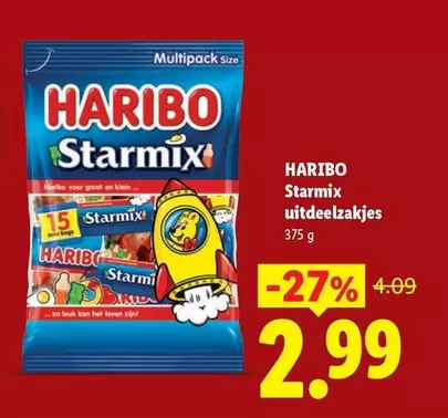 Haribo - Starmix uitdeelzakjes