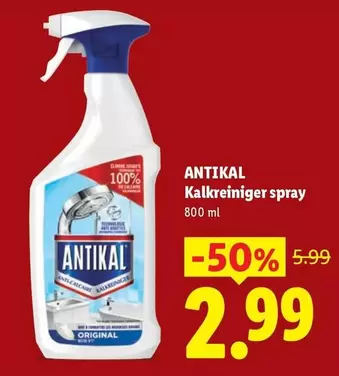 Kalkreiniger spray