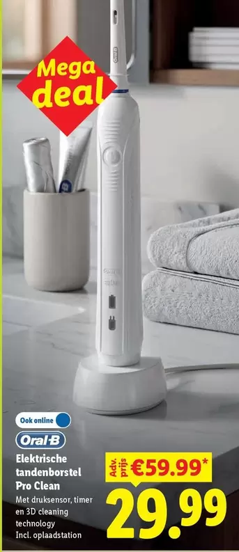 Oral-B - Elektrische tandenborstel Pre Clean