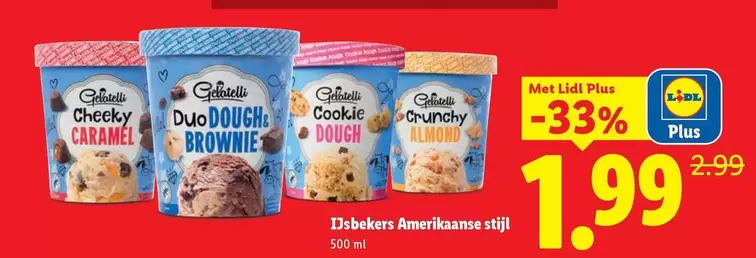 Duo - IJsbekers Amerikaanse stijl