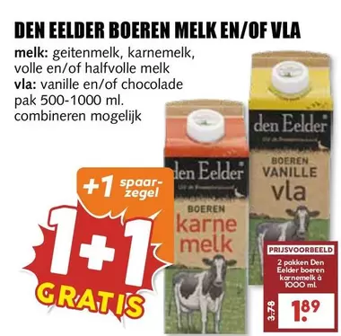 BOEREN MELK EN/OF VLA