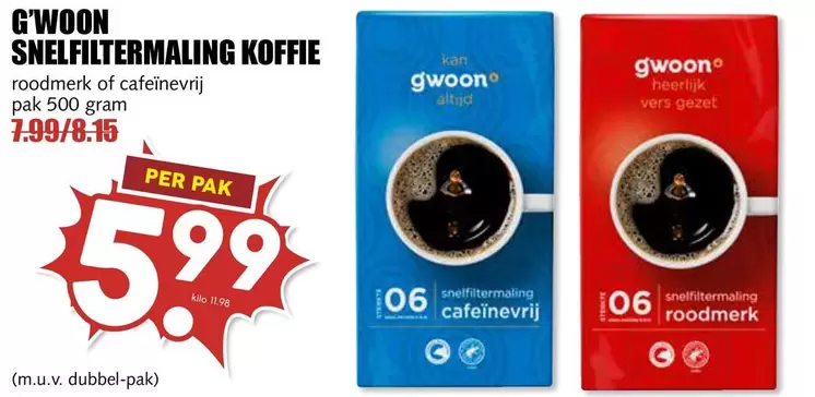 SNELFILTERMALING KOFFIE