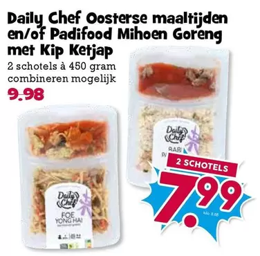 Chef - Daily Oosterse maaltijden en/of Padifood Mihoen Goreng met Kip Ketjap