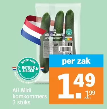 Ah - Midi komkommers