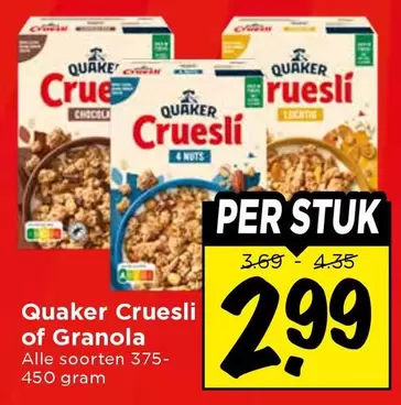 Quaker - Cruesli of Granola