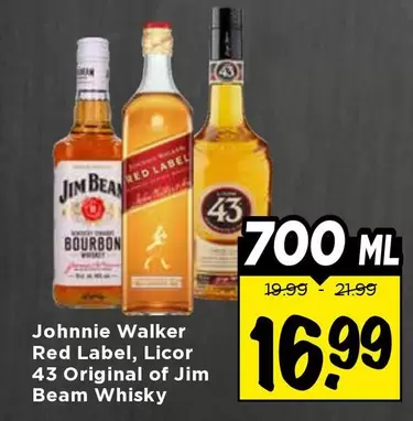 RED - Johnnie Walker Red Label, Licor 43 Original
