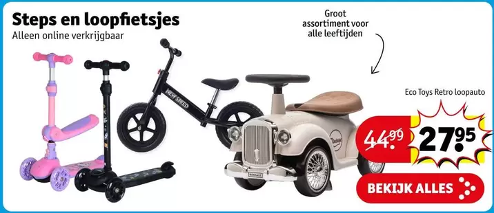 Speed - Steps en loopfietsjes