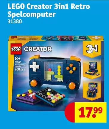 Lego - Creator 3in1 Retro Spelcomputer 31380