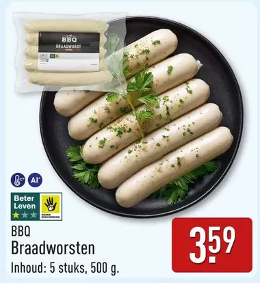 BBQ Braadworsten