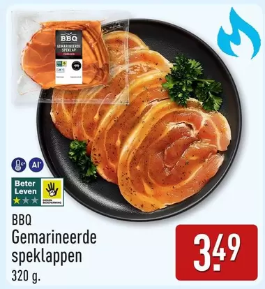 Gemarineerde speklappen