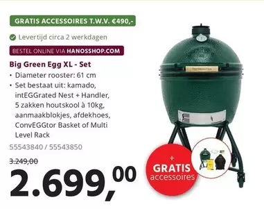 Big - Green Egg XL - Set