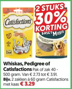 Whiskas - Catistactions Pak of zak 40 - 500 gram