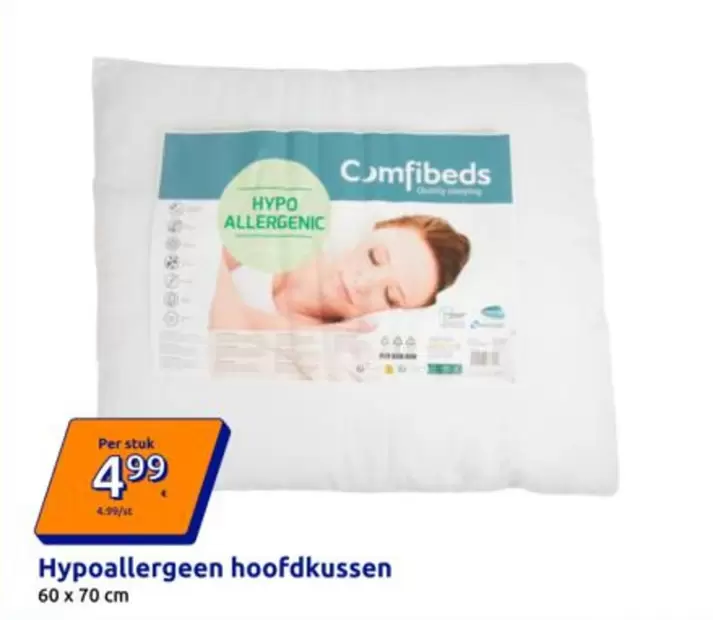 Hypoallergeen hoofdkussen