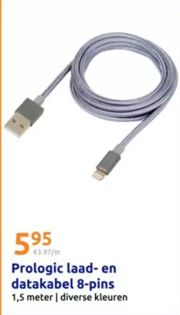 laad- en datakabel 8-pins
