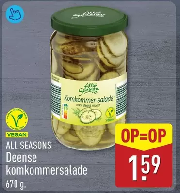 Label - Deense komkommersalade