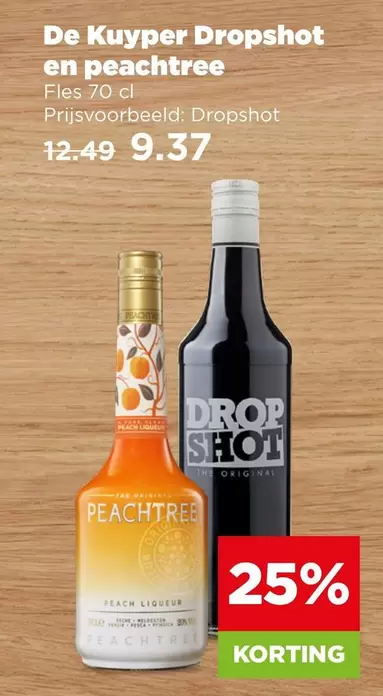De - Dropshot en peachtree