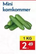 Mini komkommer