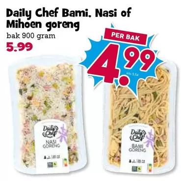 Chef - Daily Bami. Nasi of Mihoen goreng