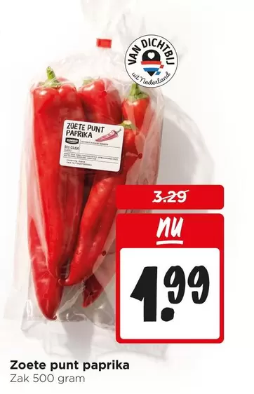 Zoete punt paprika