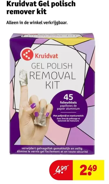 De - Gel Polish Remover Kit