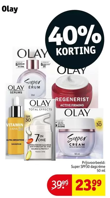 Olay - Super Serum, Regenerist, Total Effects, Super Cream