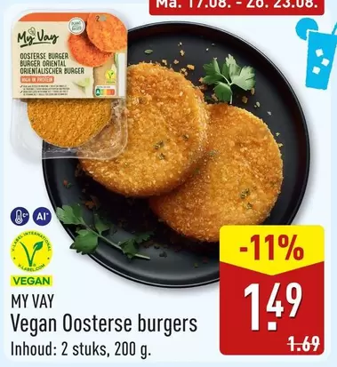 plant - Vegan Oosterse burgers