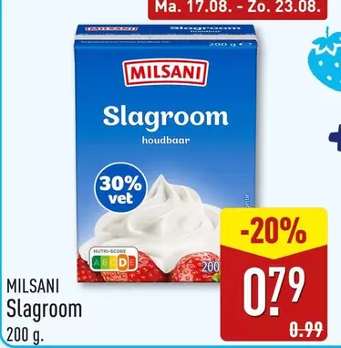Slagroom houdbaar