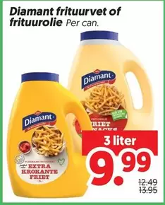 Diamant - frituurvet of frituurolie