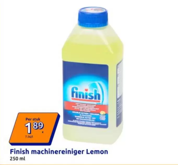 Finish - machinereiniger Lemon