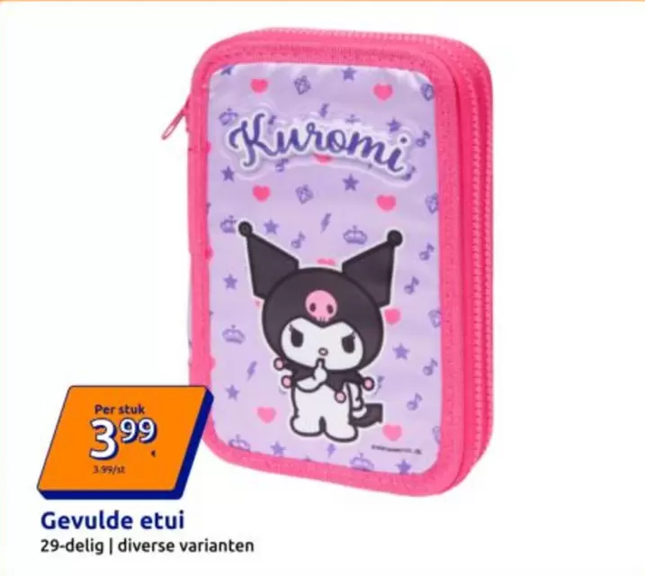 Gevulde etui