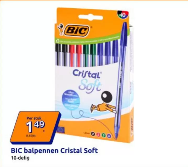 BIC - balpennen Cristal Soft