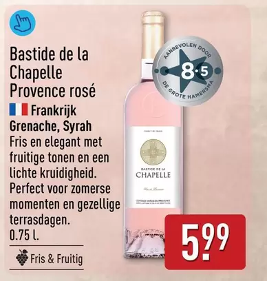 De - Bastide de la Chapelle Provence rosé