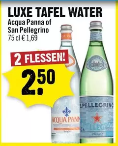 LUXE TAFEL WATER