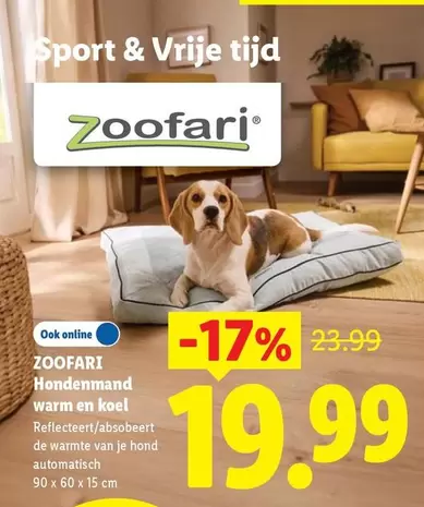 De - Hondenmand warm en koel